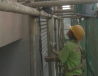 友情漆畢節火電廠20萬外墻工程