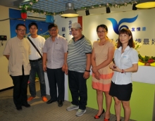 河南客戶到訪友情漆